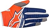 Alpinestars S8 Flight Men's Off-Road Motorcycle Gloves - Orange/Blue/White/XX-Large