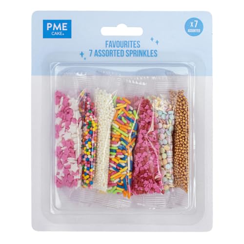 PME Surtido de Sprinkles - Favoritos (7 uds, 42 g)