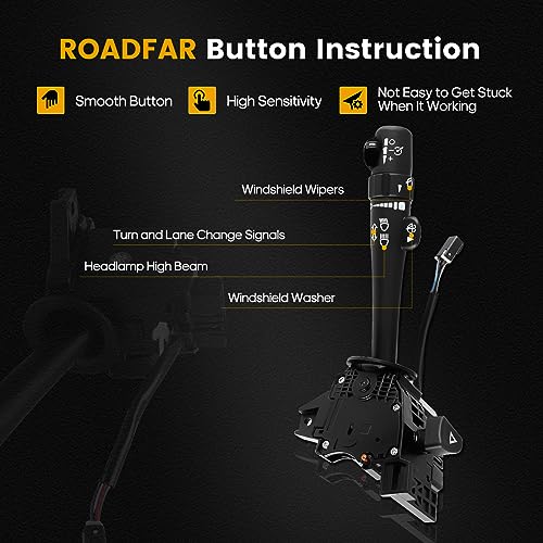 Multi-Function Combination Switch Turn Signal Wiper Washers Hazard Switch Replacement Parts fits 2004-2007 Buick Rainier 2003-2006 Cadillac Escalade 2003-2006 Chevrolet Avalanche 2003-2006 GMC Yukon