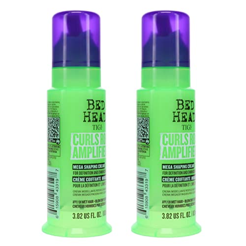 Bed Head by TIGI Curls Rock Amplifier Creme de cabelo cacheado para cachos definidos, 107 g (pacote