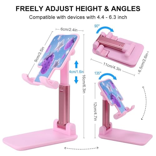 Soporte de escritorio ajustable para evitar dolores de cuello al usar tabletas VstaDank 2