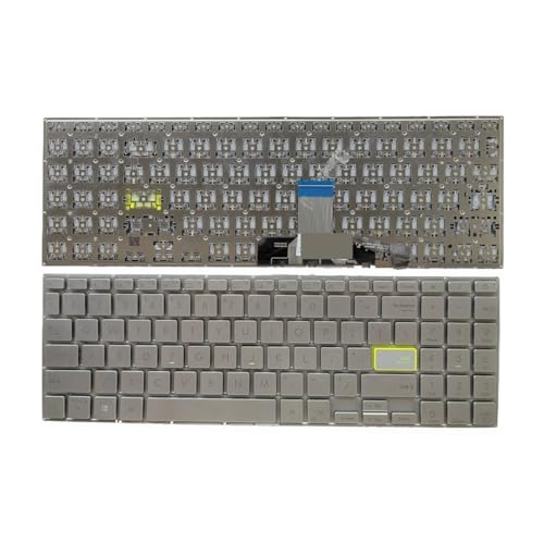 Clavier Russe Espagnol Vivobook E510MA L510M X521UA touche argent non rétroéclairé