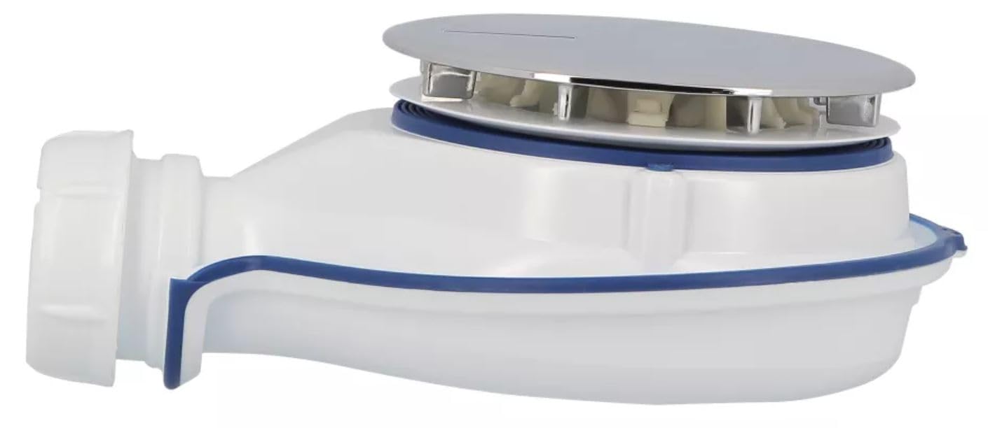 Valvola estrapLate - Valvola di scarico doccia 90 Turboflow XS cofano ABS cromo