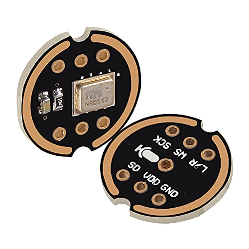 Aitrip 3Pcs Inmp441 Omnidirectional Microphone Module I2S Interface Mems High Precision Low Power Ultra Small Volume With 20Cm/7.8" 10Pins Dupont Cable Female To Female For Esp32 Diy #TOP4