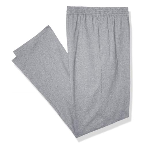 Pantalón Deportivo con Cintura Elástica Medio Gris Claro Hombre miniatura 4