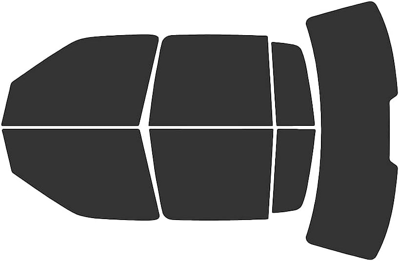 Rvinyl Window Tint Kit Compatible with Cadillac Deville 1994-1999 - Black 20% - Single Ply No Bubble Film - Do it Yourself Vehicle Complete Precut Kit