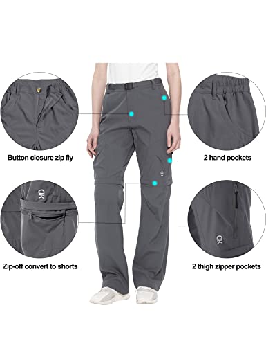Little Donkey Andy Women's Convertible Hiking Pants Quick Dry Zip Off Shorts Lightweight Fishing Travel Trousers4