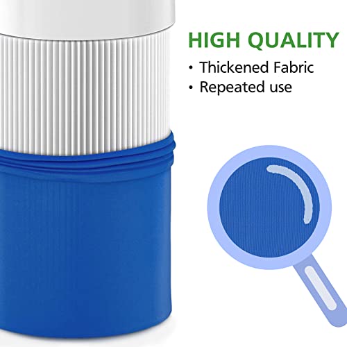 4 Pack 411 Replacement Washable Pre-Filters For Blueair Blue Pure 411, 411+, 411 Auto And Mini Air Purifier, Removes Pollen, Dust, Pet Dander,2 X Lunar Rock+2X Diva Blue #TOP6