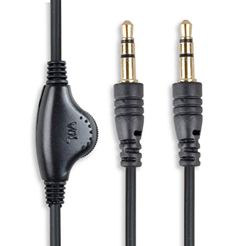 Conshine 3.5mm Audio Cable with Volume Control, 3FT TRS Auxiliary Stereo Male to