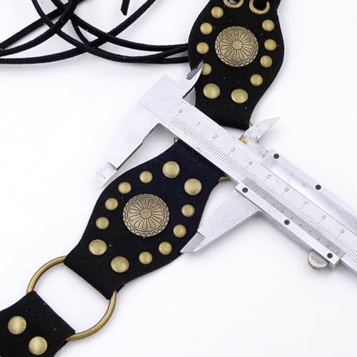 Waist Belt Studded Chain Tie Belt Punk Vintage Belt Girl WaistChain Belt With Studs3