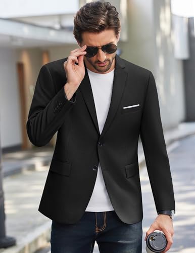 COOFANDY Mens Causal Blazer Two Button Suit Jackets Lightweight Slim Fit Sports Coats4