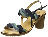 Obermaterial: Leder El Naturalista Damen N5163 Pleasant Trivia Peeptoe Pumps, Blau (Ocean Mixed Ocean Mixed), 39 EU