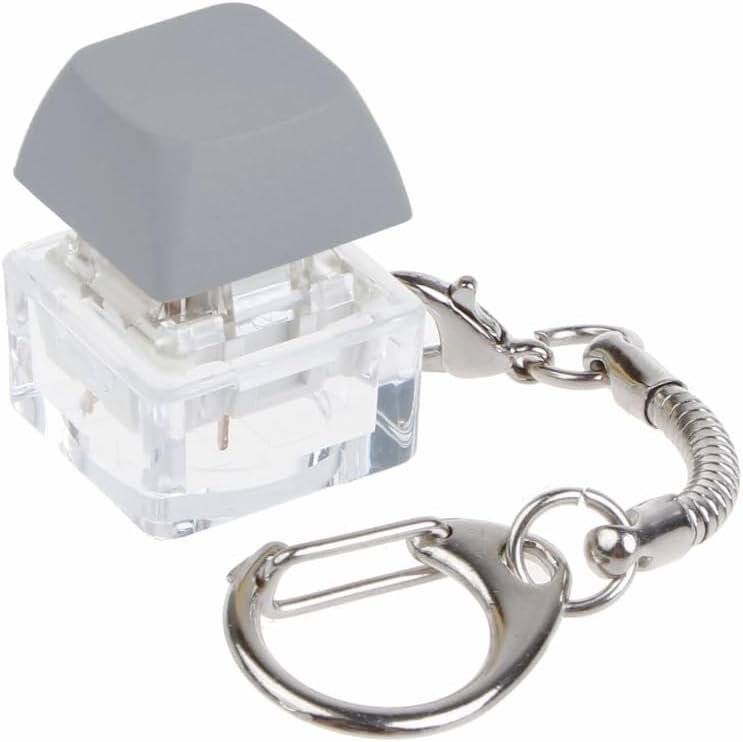 1-Key Keyboard MX Switch Tester Kit with Colorful Keycap Switch Keychain