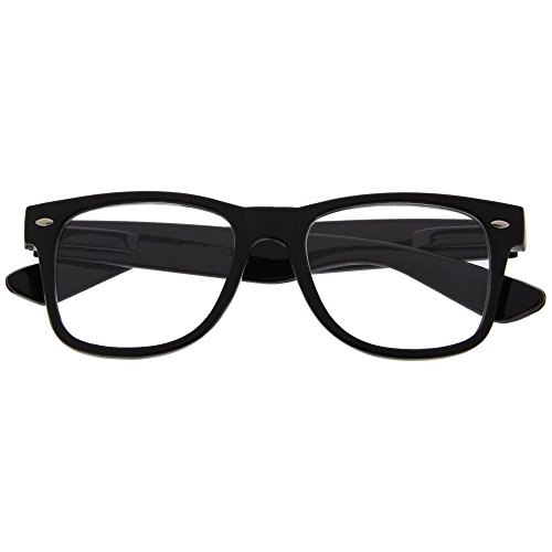 Kids Nerd Glasses Clear Lens Geek Fake For Costume Children's (Age 3-10) Black #TOP2