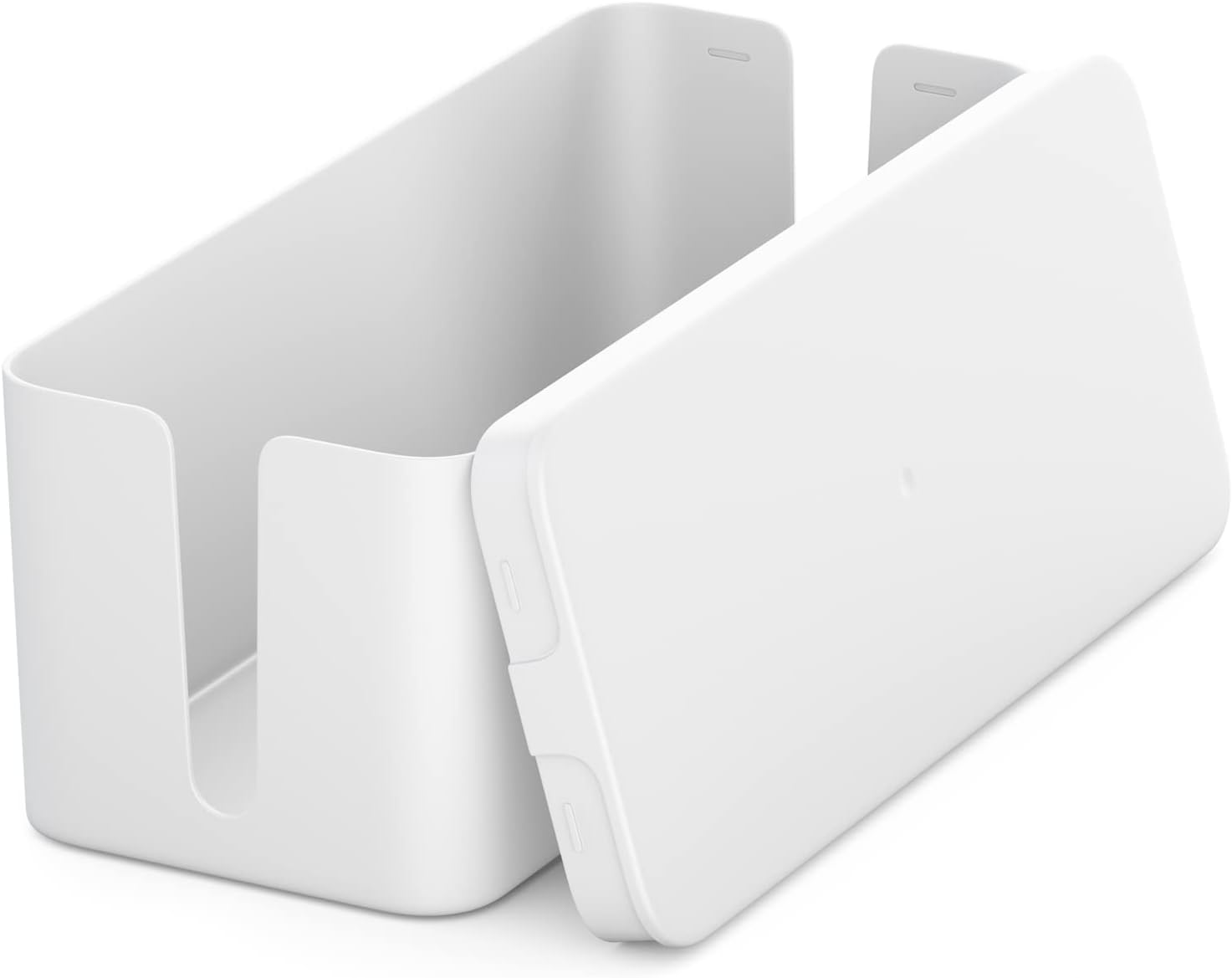 Boîte De Rangement Câbles LogiLink Grande - 407 X 157 X 133,5 Mm, Blanche, Organisation Parfaite