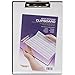 Baumgartens QUICK REFERENCE CLIPBOARD, 1/2" CAPACITY, 8 1/2 X 11, CLEAR, 6 EA