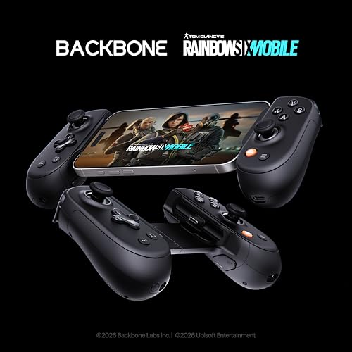Image of Backbone One Mobile Gaming Controller for iPhone (Lightning) - PlayStation Edition - 2nd Gen - Turn Your iPhone into a Gaming Console - Play Xbox, PlayStation & More (3 Months Apple Arcade Included)