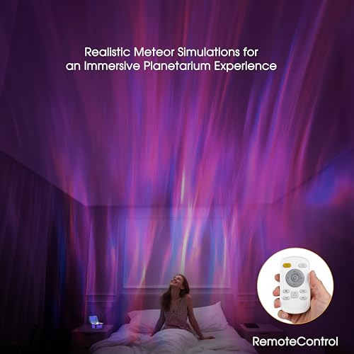 Image of L LOHAS LED Galaxy Projector Night Light, Galaxy & Northern Lights Effect | 8 Colors, Cool Pirate Treasure Nightlight with Timer & Remote Control, for Gifts Kids Boys Girls Bedroom