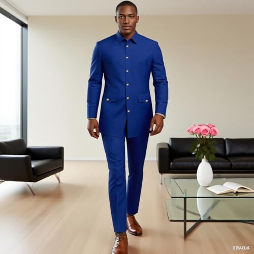 African Suits for Men Dashiki Outfit Blazer and Pants Set Nigerian Clothes Wedding Attire Clothing2