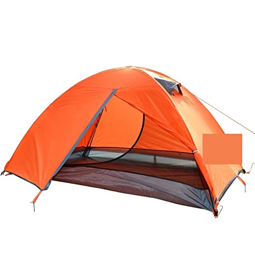 Tente étanche en aluminium QYYZTQY pour camping en famille et randonnée orange