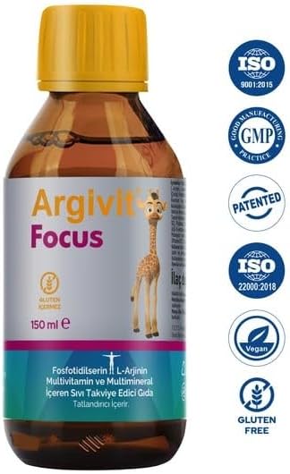Argivit Focus Şurup 150 ml 2'li Paket - Portakal ve Vanilya Aromalı