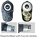 24 Volt RS555 35000RPM High Torque Power Wheels Motor Gearbox Upgrade Suitable for Realtree 24v UTV Parts/Dynacraft Disney/Batman Quad Parts/Dune Racer Motor,18V