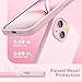 GolbinBox Magnetic for iPhone 15 Case, Compatible with MagSafe, [Soft Anti-Scratch Microfiber Lining], Slim Liquid Silicone Shockproof Protective Phone Case for iPhone 15 6.1 inch, Chalk Pink