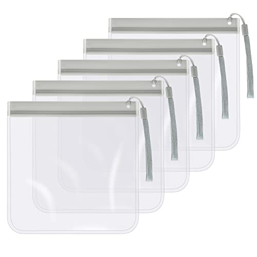 OrgaWise Neceser Viaje Avion 20*20cm 15pcs Bolsa Liquidos Avion Neceser Transparente Viaje Avion Plástico y Resellable Aprobado por World Cover