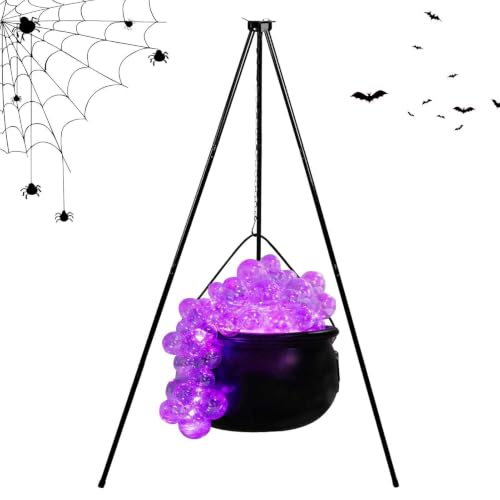 Caldero burbujeante de Halloween luz ornamental diversion infantil y juvenil