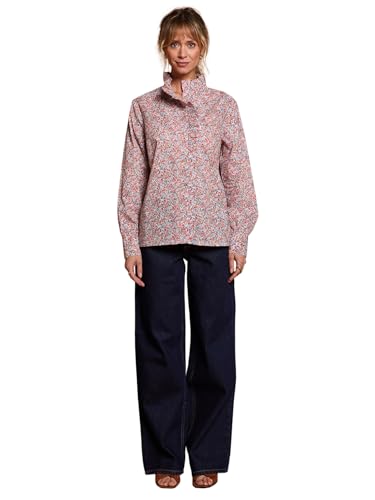 Chemise imprimé fleuri en coton bio idéale pour vos sorties d'été