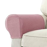 matériau premium: fabriqué à partir d'un polyester doux et durable avec une excellente élasticité, le couvercle de l'accoudoir est adapté à la peau, confortable au toucher et pas facilement endommagé, assurant une utilisation longue - durable