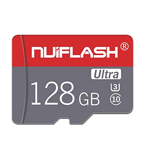 Micro SD Card 128GB Memory Card with A SD Card Adapter TF Memory Card/T-Flash Card Class 10 High Speed Memory Card for Camera Tablet Computer Phone Cellphone(128GB)