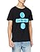 Produktbild MERCHCODE Herren Ed Sheeran Divide Logo Tee T-Shirt, Black, XXL