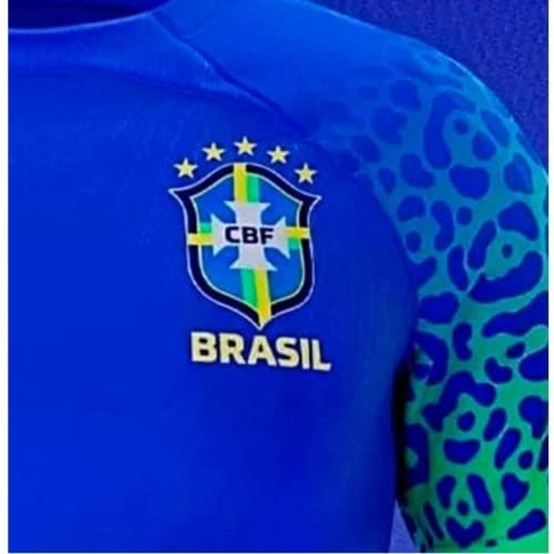 Camiseta Seleção Brasileira Genérica 22/23 Oficial Amarela ou AZUL TOP (P, M, G, GG) EXCEPCIONAL (AM