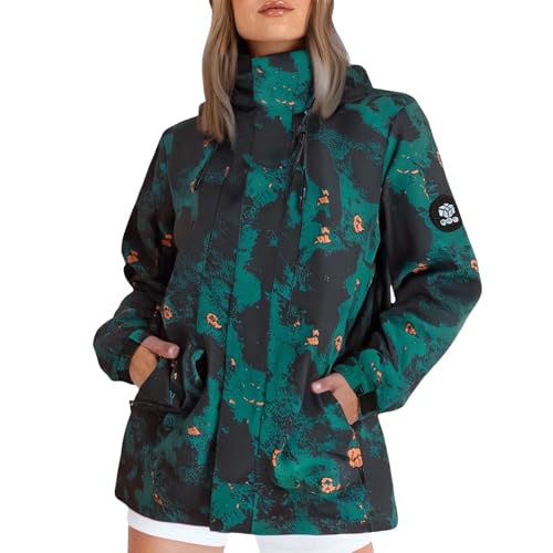 Chubasquero mujer impermeable tallas grandes chaqueta senderismo entretiempo ligera