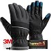 Meriknow Winter Waterproof Ski Gloves for Men Women Snow Warm Gloves