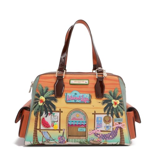 El Mejor Listado de Bolsos Nicole Lee los 5 mejores. 45 Nicole Lee Bolsa Boston Estampada Sun & Sand SS25