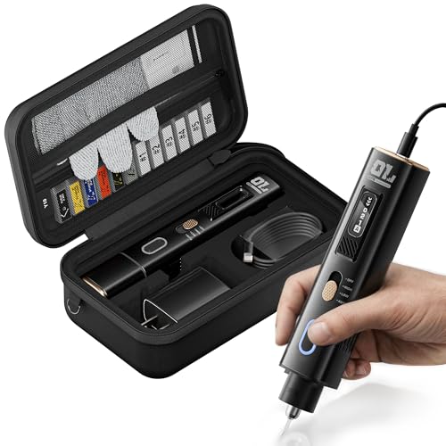 JAKEMY Kabelgebundener 40kHz Ultraschall-Schneider 35W Hochleistungs Schneidwerkzeug mit 4 Modi & 5 SK5-Klingen 2-in-1 Handgerät für 3D-Druck Nachbearbeitung Modellbau Holz & DIY Handwerk