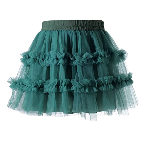 Ashken Toddler Baby Girl Tutu Tulle Layered Ruffle Skirt for Little Gig Girls 6 Months-10T