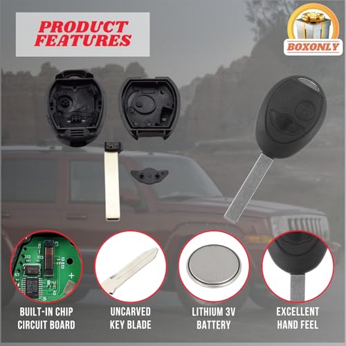 Télécommande Jeep Grand Cherokee M3N5WY783X pour clé Commander 2 boutons