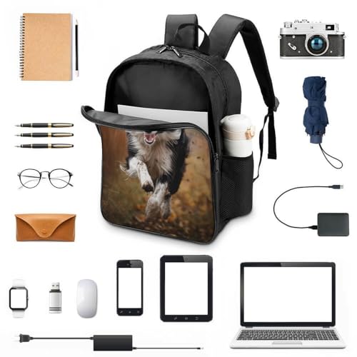 Solución escolar: Border Collie mochilas impermeables para niños 4