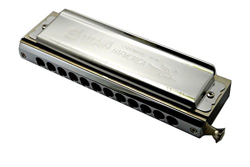 Swan, Harmonica chromatique 12 trous 48 sons Clé de Do W1248U - Les Beatles, Paul McCartney, John Lennon, RIngo Starr, George Harrison Swan, Harmonica chromatique 12 trous 48 sons Clé de Do W1248U – Image 6
