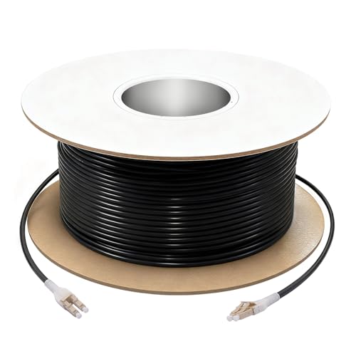 Cable de fibra LC a LC OM3 50M blindado para solucionar cortes en redes exteriores