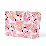 Las bolsas de mano reutilizables y lavables son seguras de usar. Estas bolsas de supermercado de algodón reutilizables son una excelente manera de evitar el uso de bolsas de plástico. Las bolsas de plástico son menos duraderas y menos personalizadas. Estas bolsas se comprimen rápidamente y caben en una variedad de lugares, incluyendo guanteras y carteras. También se pueden añadir dibujos, pines y solapas para personalizarlos.
