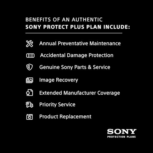 Image of Sony Protect Plus 2 Year Plan for Cameras and Lenses ($200-$299.99) [Activation required]