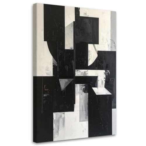 Pintura abstracta moderna sin marco para personalizar las paredes del salón