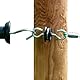 Agrarzone 10x Torgriffisolator drehbar - robuste Weidezaun Torisolatoren mit Öse - verzinkt & robust - ideal für Torgriff Weidezaun