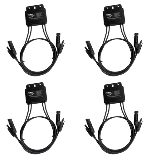Tumintu 4X MPPT Leistungsoptimierer 600W Photovoltaik Solar Leistungsoptimierer PV Funktion...