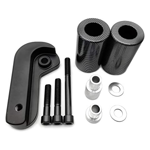 AfterMokit Replacement Frame Sliders with Acetal Pucks for Suzuki GSXR 600 750 2006 2007 2008 Carbon Cover