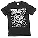 Men's Funny Don't Worry I Have a Plan T-Shirt Nerd Geek Math School tee Shirt (5X-Large Black)